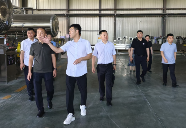 山西省退役軍人事務(wù)廳考察團(tuán)參觀考察利如金農(nóng)業(yè)集團(tuán)遠(yuǎn)海子公司